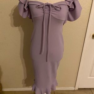 Boohoo lavender dress!!